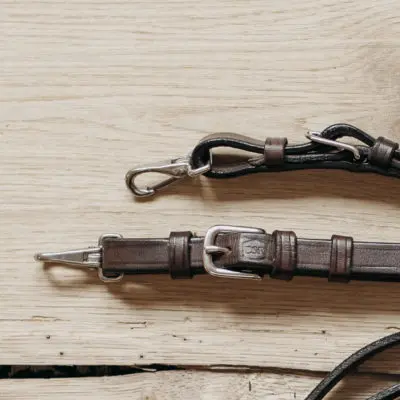 Zügel-Snaps Edelstahl Karabiner, Zügel mit Snaps