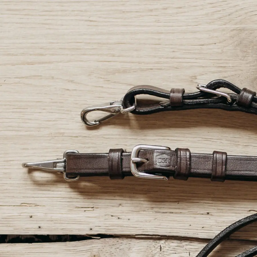 Zügel-Snaps Edelstahl Karabiner, Zügel mit Snaps